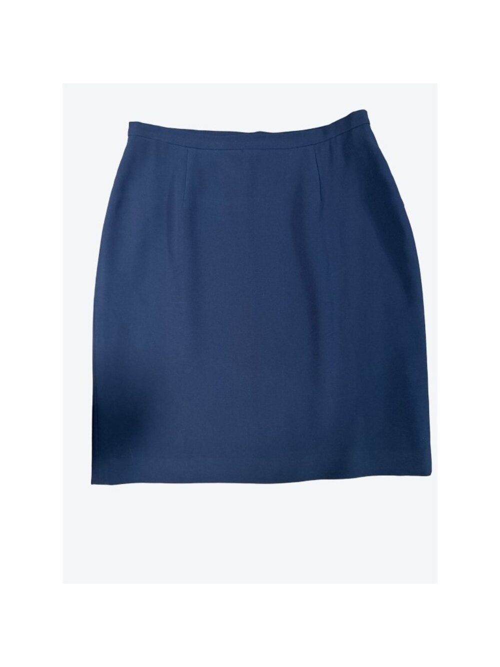 Ann Taylor Petites Navy Blue Pencil Skirt 6P Classic Fit Office Style